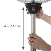 Radiator cu infrarosu Trotec IRS 2020, 2 trepte de incalzire, 2000W