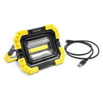Lampa de lucru LED cu acumulator PWLS 06-10, Acumulator 4,4Ah, Lampi COB-LED, 3 moduri iluminare