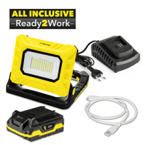 Lanterna de lucru cu LED TROTEC PWLS 15-20V, Flux luminos 2.000 lm, Temperatura culoare 6.500 K, Putere consumata 20 W