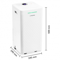 Dezumidificator si Purificator de aer TROTEC TTK 27 HEPA, 12 l/zi, 90 m3/h, Senzor umiditate , Filtru HEPA, Higrostat