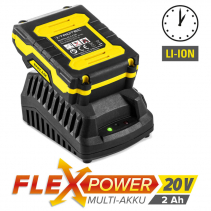 Masina de lustruit excentrica cu acumulator PPOS 10-20V, Acumulator 20V, Durata de incarcare 1h, Viteza maxima 3000 rpm