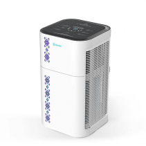 Purificator aer AlecoAir P80 TRADITIO, Filtru TRUE HEPA & Carbon, UV-C, WiFi, Multisenzor PM1, PM2.5, PM10, CO2, TVOC, Plasma