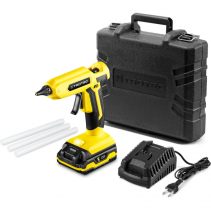 Pistol cu lipici fierbinte cu acumulator PGGS 10-20V, Acumulator 2 Ah, Timp de lucru 1 h, Dozare adeziv 15 g/min