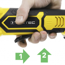 Polizor unghiular cu acumulator PAGS 21-115, Acumulator 4 Ah, Viteza max. discuri 80 m/s