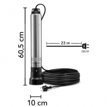 Pompa de adancime TROTEC TDP 370 E, Putere 700W, Capacitate de transport 5100 l/h