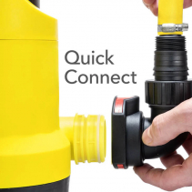 Pompa submersibila de apa reziduala TWP 4036 E, Capacitate pompare 7500 l/h, Putere maxima 400W, Adancime maxima 7m