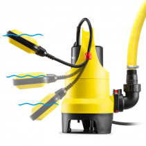 Pompa submersibila de apa reziduala TWP 4036 E, Capacitate pompare 7500 l/h, Putere maxima 400W, Adancime maxima 7m