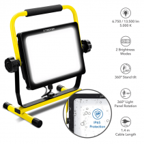 Proiector LED portabil TROTEC PWLS 10 150, Flux luminos 13500 lm, Temperatura culoare 5.000 K