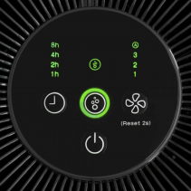 Purificator de aer Trotec AirgoClean 11E, Filtru True HEPA si Carbon, pentru 15 mp, Ionizare, Indicator calitate aer