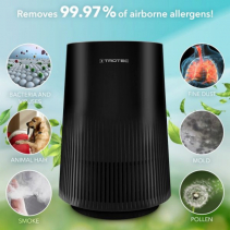 Purificator de aer Trotec AirgoClean 11E, Filtru True HEPA si Carbon, pentru 15 mp, Ionizare, Indicator calitate aer