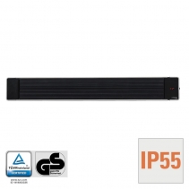 Radiator obscur IRD2400 cu 3 trepte de incalzire pana la 2400 W, display LED, Telecomanda