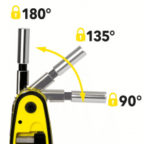 Scula multifunctionala TROTEC 15-in-1, Pentru insurubat, taiat, debitat, Material otel