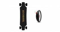 Skateboard Electric Koowheel NEW D3M Black,Putere motor 2 x 350W, Baterie Li-Ion 36V / 5500 mAh / 198Wh