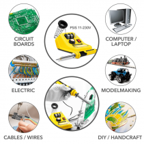 Statie de lipit PSIS 11-230V, Putere 48 W, Interval temperatura 150-500°C