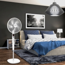 Ventilator cu picior TVE26S Trotec, 26 trepte de viteza, Telecomanda, Timer, Reglabil pe inaltime