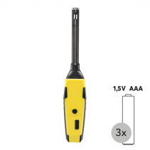 Termohigrometru BC21WP cu senzori si aplicatie smartphone, Functie de inghetare a valorii, Logging, Alarma