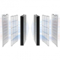 Purificator de aer Trotec AirgoClean 200E, Filtru True HEPA, pentru 66 mp, Ionizare, Indicator calitate aer