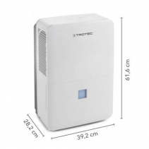 Dezumidificator Trotec TTK127E, 50l/zi, Debit 345mc/h, Pentru spatii de pana la 150mp, Timer, Higrostat, Functie confort