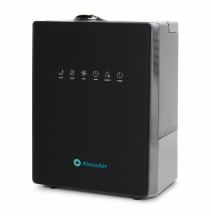 Umidificator cu ultrasunete AlecoAir U30 IONIC Black, Ionizare, Higrostat, Timer, Telecomanda, Display Digital