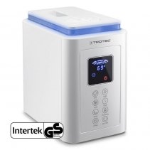 Umidificator cu ultrasunete Trotec B5E, Higrostat, Display, Timer, Ionizare, Functie Sleep, Filtru de aer, Consum 25W/h