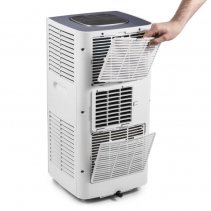 Aer conditionat portabil Trotec PAC 2010S, Capacitate 7.000 Btu, Debit 230mc/ora, Telecomanda, Display, Timer, Pentru 65mc