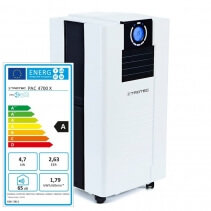 Aer conditionat portabil Trotec PAC 4700 X, Capacitate 16.000 Btu, Debit 550mc/ora, Display, Timer, Pentru 62mp