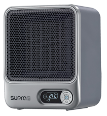 Aeroterma Ceramica Supra Ceram Digital Gri, Putere incalzire pana la 1500W, 2 Moduri de lucru, Timer, Termostat