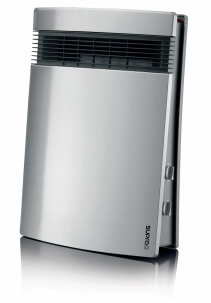 Aeroterma electrica pentru baie Supra Lito Gri, Putere maxima pana la 1800W, Termostat, Filtru antibacterian lavabil