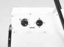 Aeroterma electrica TDS 120 R, Putere incalzire pana la 30000W, Debit de aer 1900 m3/h, Termostat