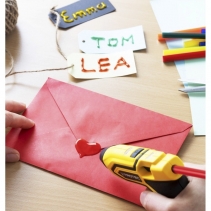 Set batoane colorate de lipici fierbinte Trotec, 50 bucati, Ø 7 mm