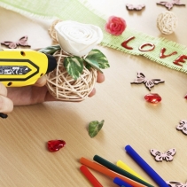 Set batoane colorate de lipici fierbinte Trotec, 50 bucati, Ø 7 mm