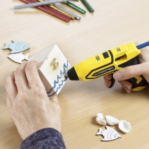 Set batoane cu sclipici de lipici fierbinte Trotec, 50 bucati, Ø 7 mm