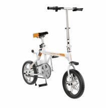 Bicicleta electrica pliabila Airwheel R3 White, Viteza max. 20km/h, Putere motor 235W, Baterie Panasonic 214.6Wh/36V