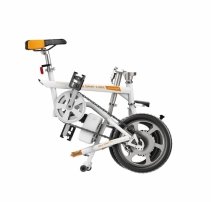 Bicicleta electrica pliabila Airwheel R3 White, Viteza max. 20km/h, Putere motor 235W, Baterie Panasonic 214.6Wh/36V