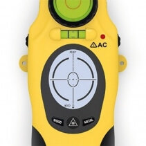 Detector cabluri sub tensiune, feroase si neferoase in ziduri BI15, Semnal autovizual, Calibrare la pornire, Laser clasa II