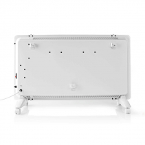 Convector electric AlecoAir C20 Heatix alb, WiFi, pentru 30mp, 2000W, 2 trepte incalzire, IP24, Aplicatie