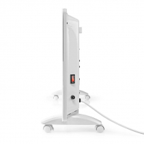 Convector electric AlecoAir C20 Heatix alb, WiFi, pentru 30mp, 2000W, 2 trepte incalzire, IP24, Aplicatie