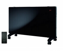 Convector Argo Blues, Putere incalzire pana la 1500W, Telecomanda, Display digital, Timer, Protectie IP24