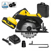 Fierastrau circular de mana Trotec PCSS 10-20V, Comutator pornire/oprire cu Quickstop