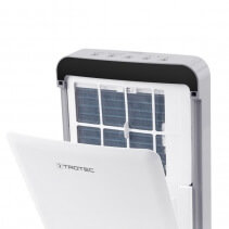 Dezumidificator Trotec TTK69E, 20l/zi, Debit 130mc/h, Util pana la 45mp, Functie uscare haine, Timer, Higrostat, Display