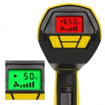 Pistol de aer fierbinte Trotec HyStream 2100, Putere 2000W, Schimbare culori ecran in functie de temperatura