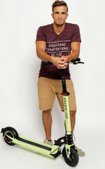 Trotineta electrica Myway Inokim Light Hero Green, Display, Viteza max. 25 km Motor 300W, Baterie Litiu-Ion: 36V/7.8Ah