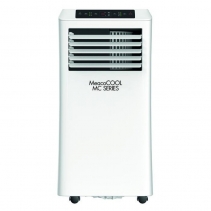 Aer conditionat portabil MeacoCOOL MC7000, Capacitate 7.000 Btu, Debit 300mc/ora, Telecomanda, Display, Timer