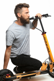 Trotineta electrica Myway Inokim Quick 3 Super Orange, Display, Viteza max. 25 km/h, Putere motor 450W, Baterie Li-Ion 48V/13Ah