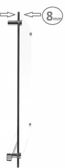 Panou infrarosu din sticla transparenta Ensa P750G Visio, Putere maxima 700W, Pentru spatii de pana la 14mp