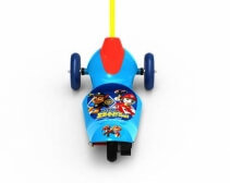 Trotineta electrica pentru copii Pulse Paw Patrol cu 3 roti si Safe Start, Viteza 2,5km/ora, Putere motor 6W