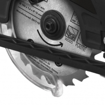 Fierastrau circular de mana Trotec PCSS 10-20V, Comutator pornire/oprire cu Quickstop