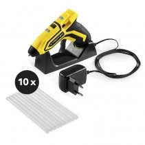 Pistol de lipit cu lipici fierbinte cu acumulator Trotec PGGS 10‑3,7V, Semnalizare LED, Decuplare automata