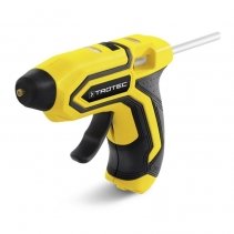 Pistol de lipit cu lipici fierbinte cu acumulator Trotec PGGS 10‑3,7V, Semnalizare LED, Decuplare automata