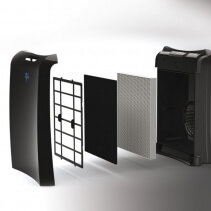 Purificator aer AC300 Vornado USA, Debit aer 251 mc/ora, Consum 36W/h,  Filtrare cu Hepa si carbon, Pentru 21mp, 3 trepte